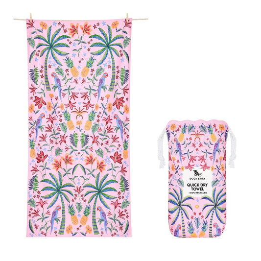 Dock & Bay Quick Dry Towel - Pink Paradise: Extra Large (200x90cm)