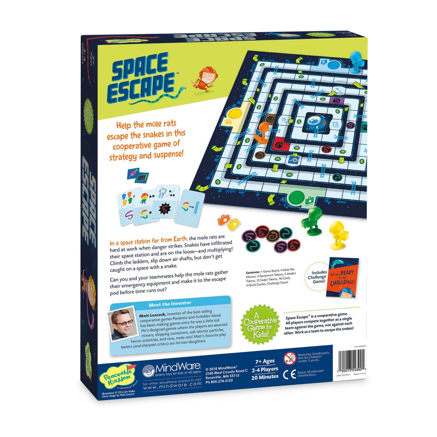 Cooperative Game - Peaceable Kingdom Space Escape