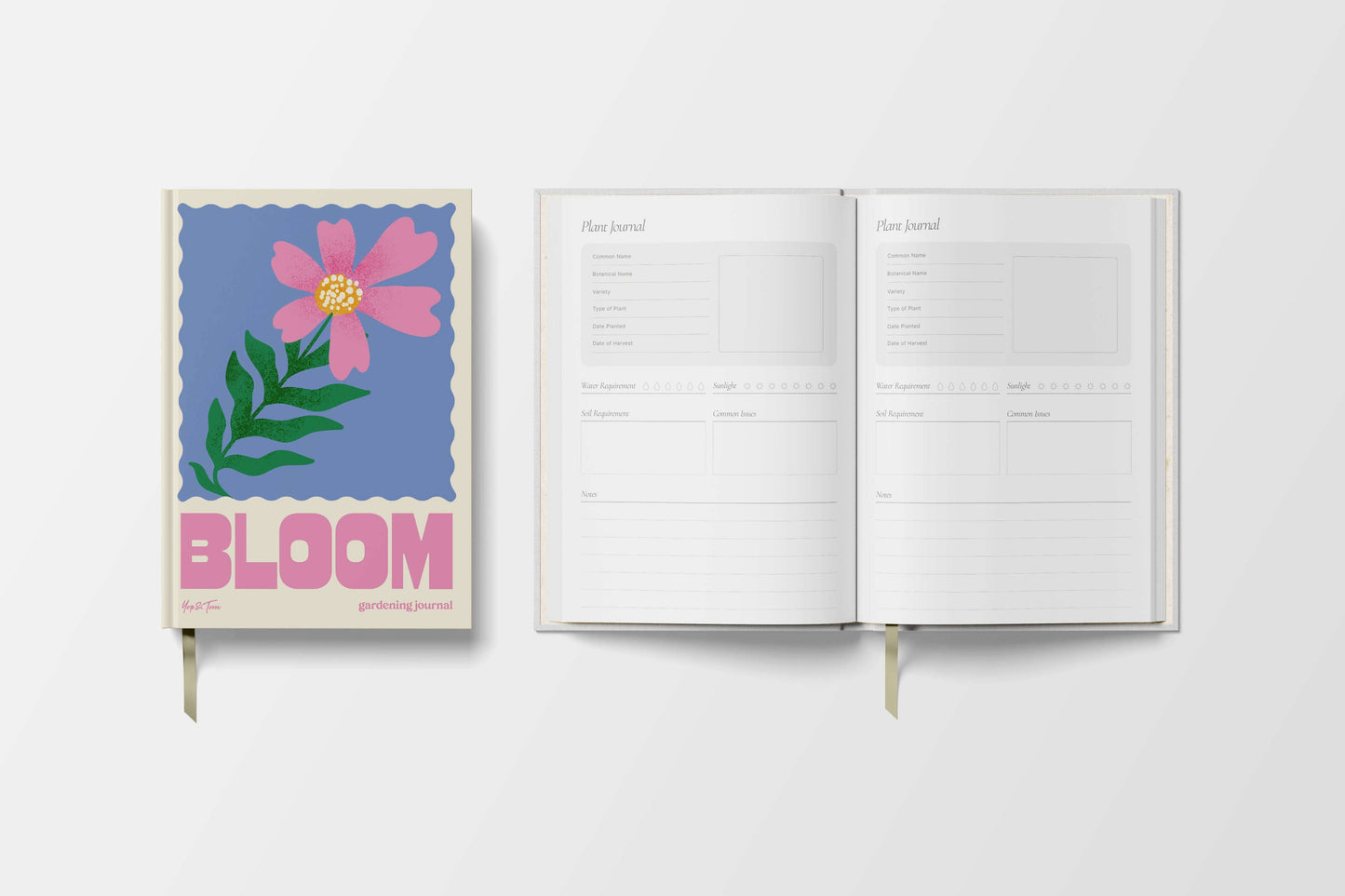 Gardening Guided Journal Bloom | Hardcover Planner | A5