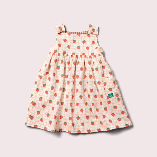4-5y Strawberry Days Reversible Pinny Dress