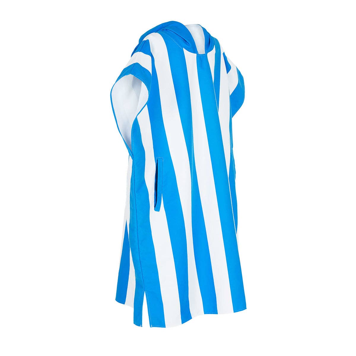 Dock & Bay Poncho Adults - Bondi Blue - GRS Certified: Large (105x85cm)