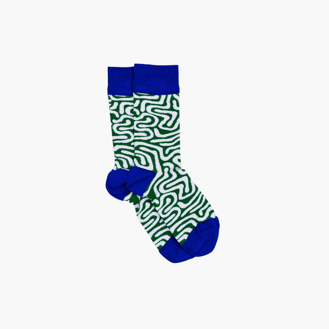 Roots Green Socks: M