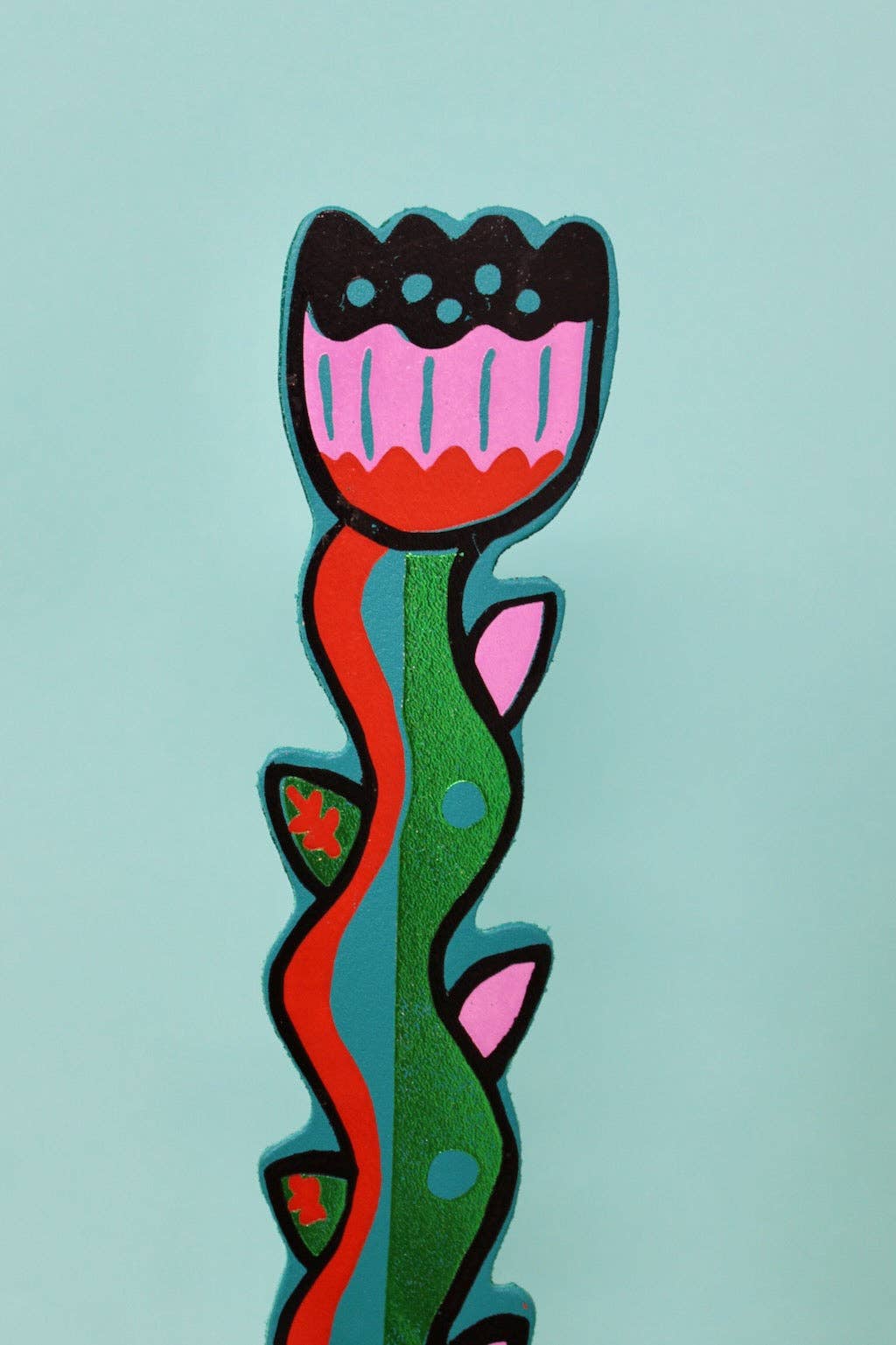 Tulip Bookmark: Apple Green