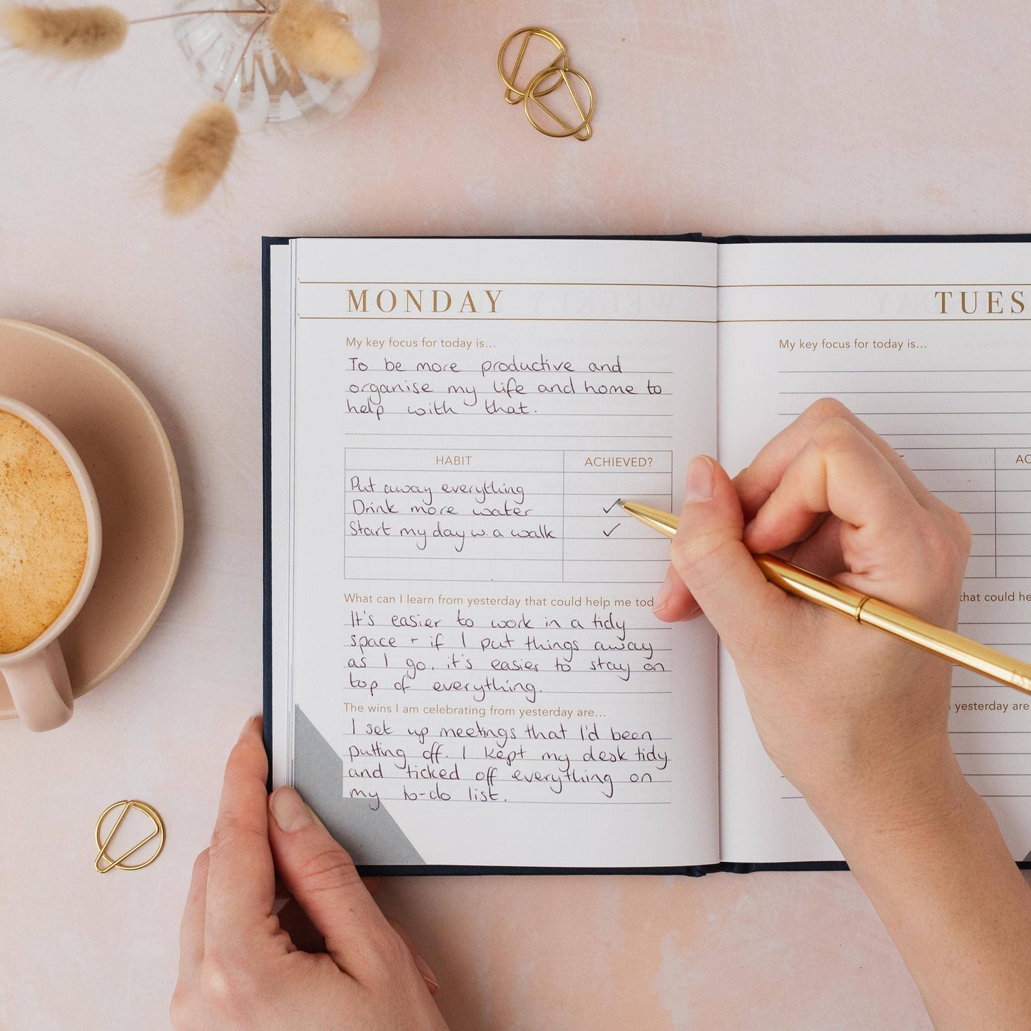 Habit Notes: Daily Habit Tracking Journal | Self-Improvement