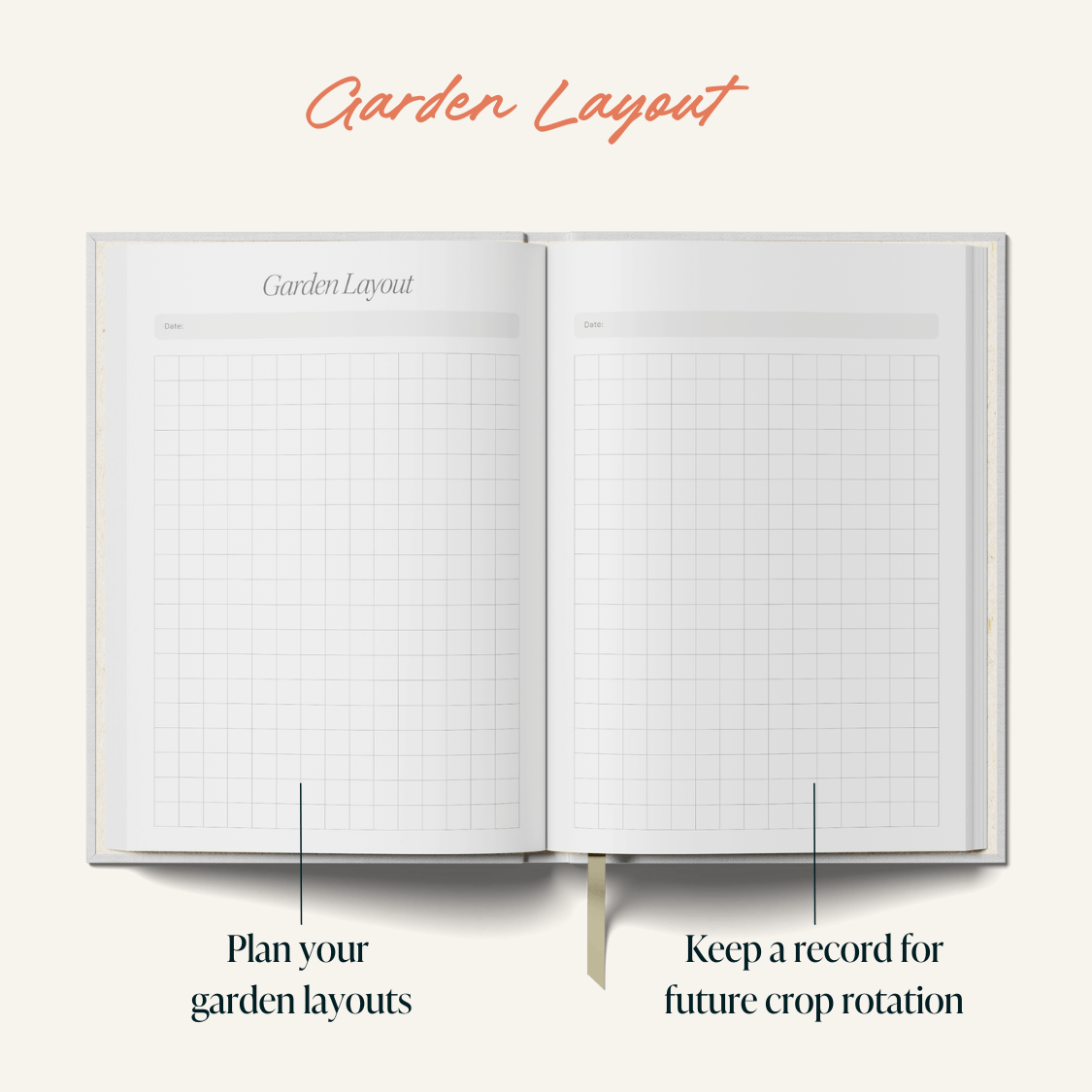 Gardening Guided Journal Bloom | Hardcover Planner | A5