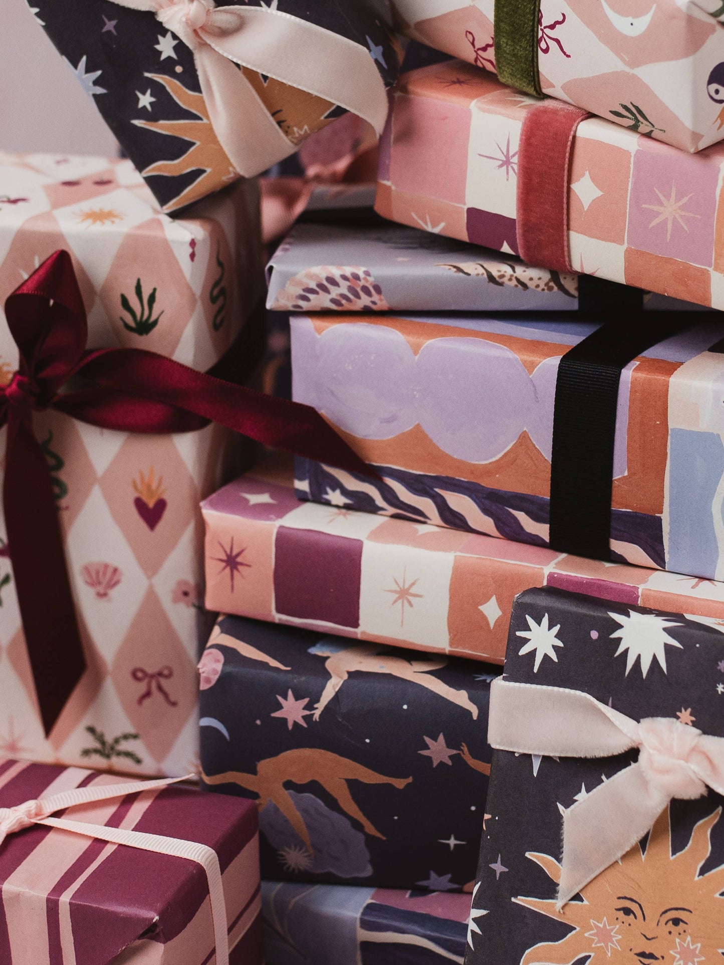 Studio Abstract Gift Wrap | Luxury Wrapping Paper Sheets