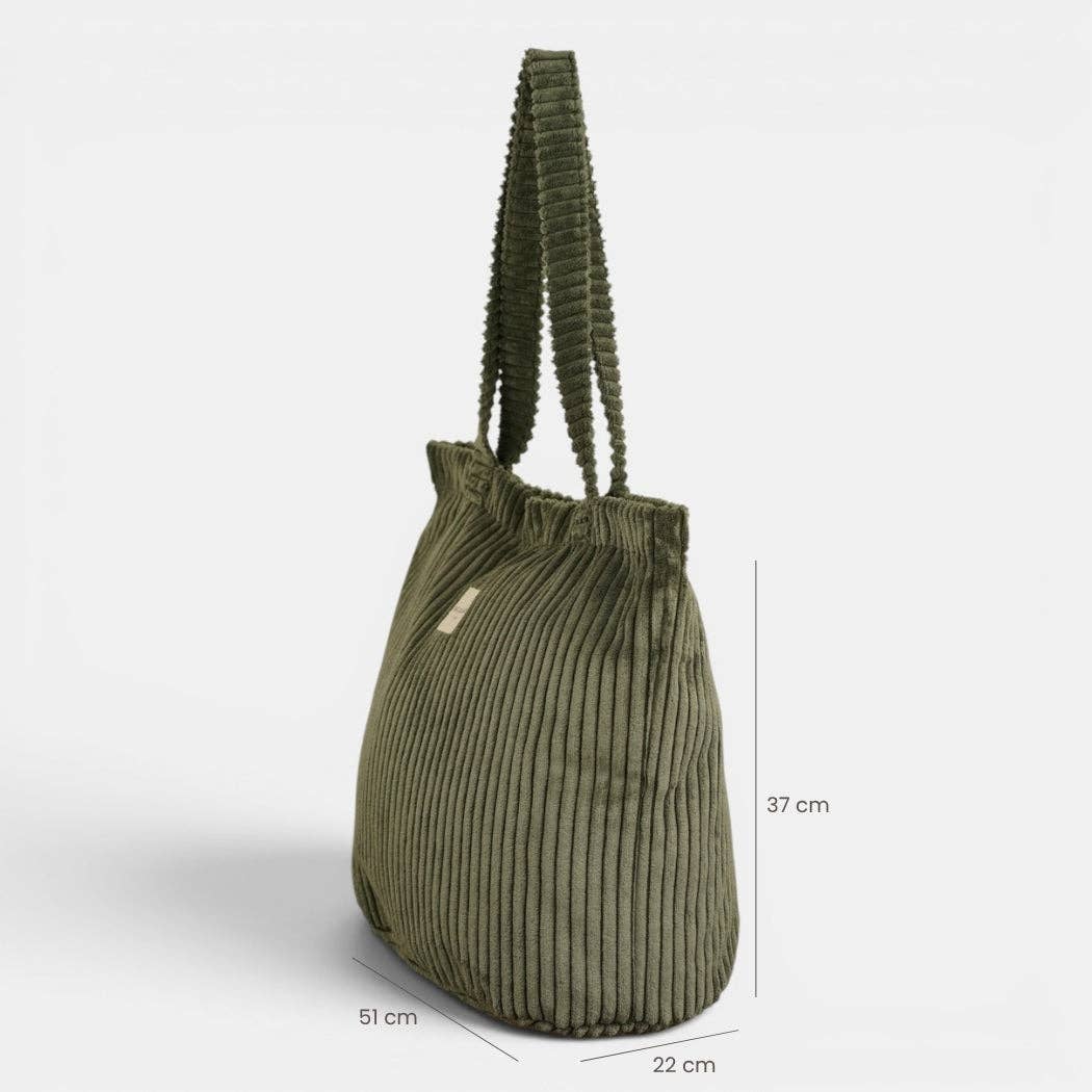 Large Moss Zipper Bag