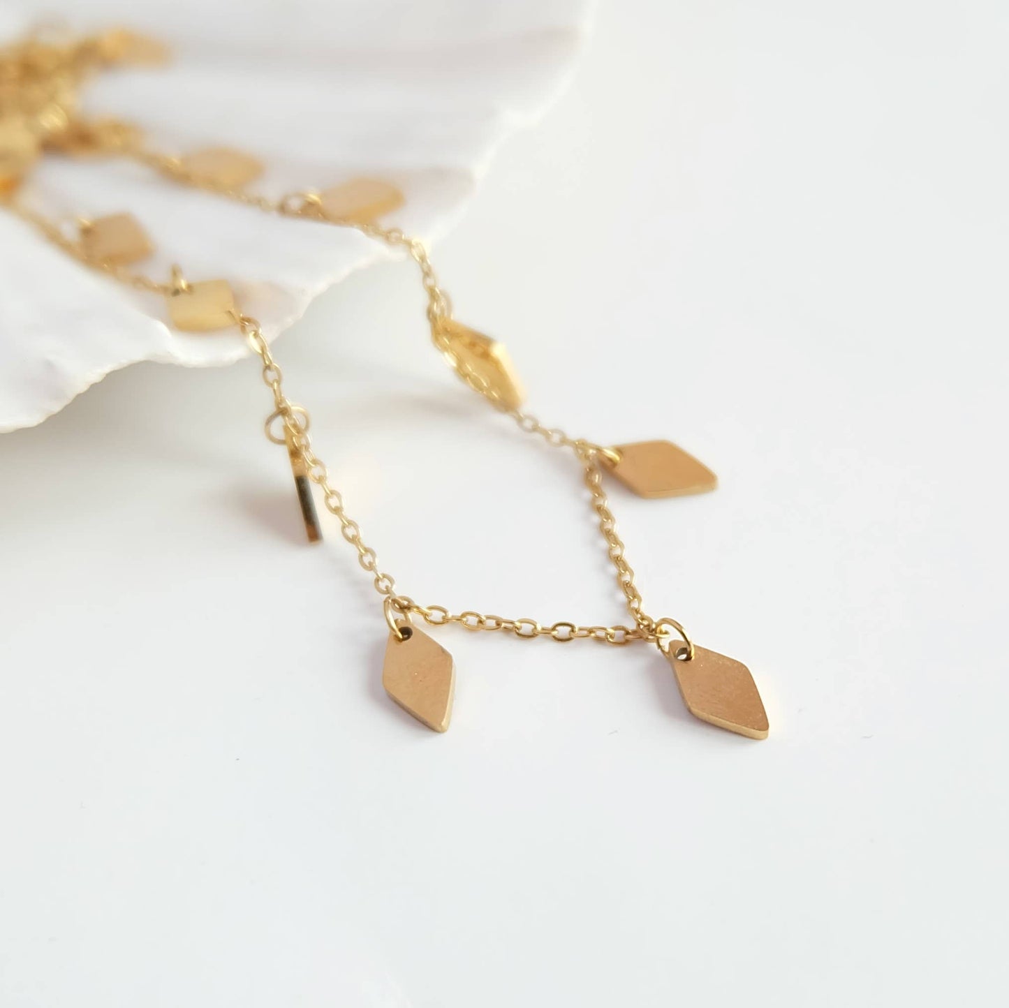 Augusta Layering Drop Choker Necklace