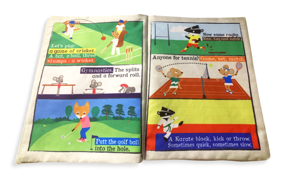 Nursery Times Crinkly Newspaper - Sports