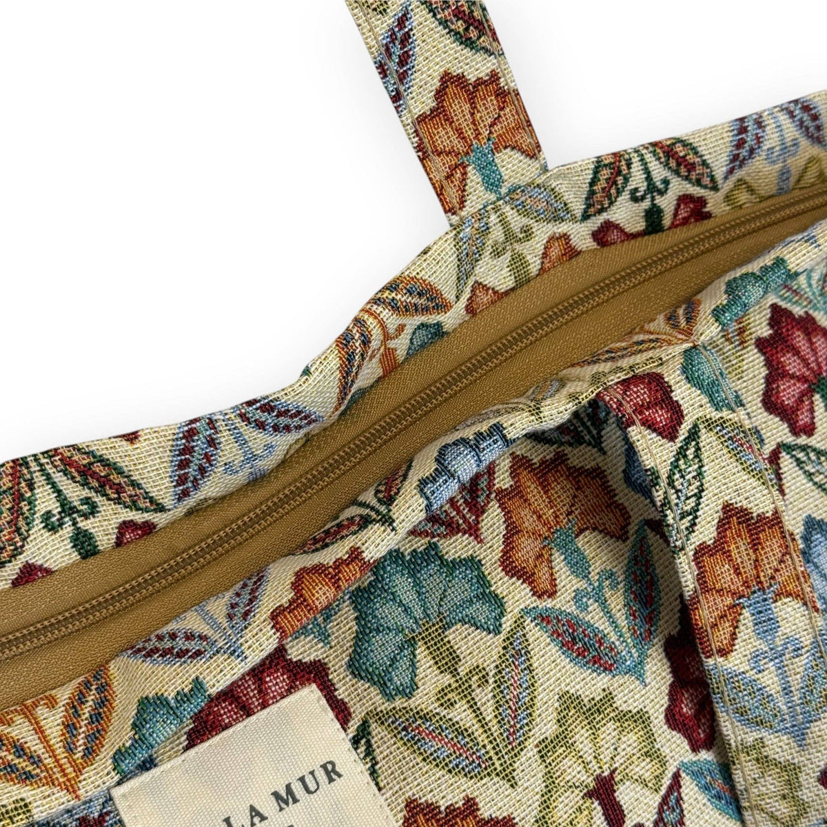 Large Flora Zipper Bag