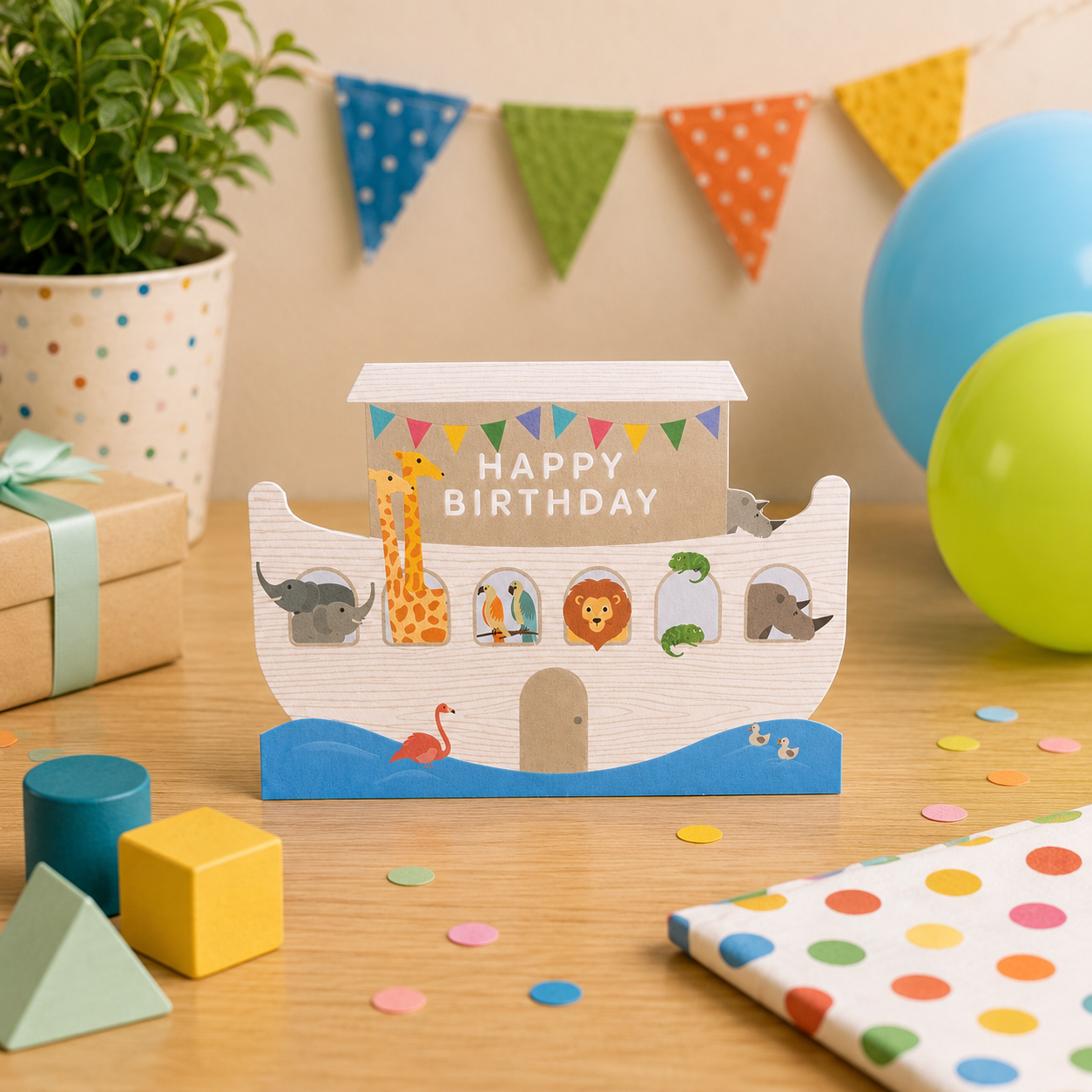Noah's Ark (birthday) Card