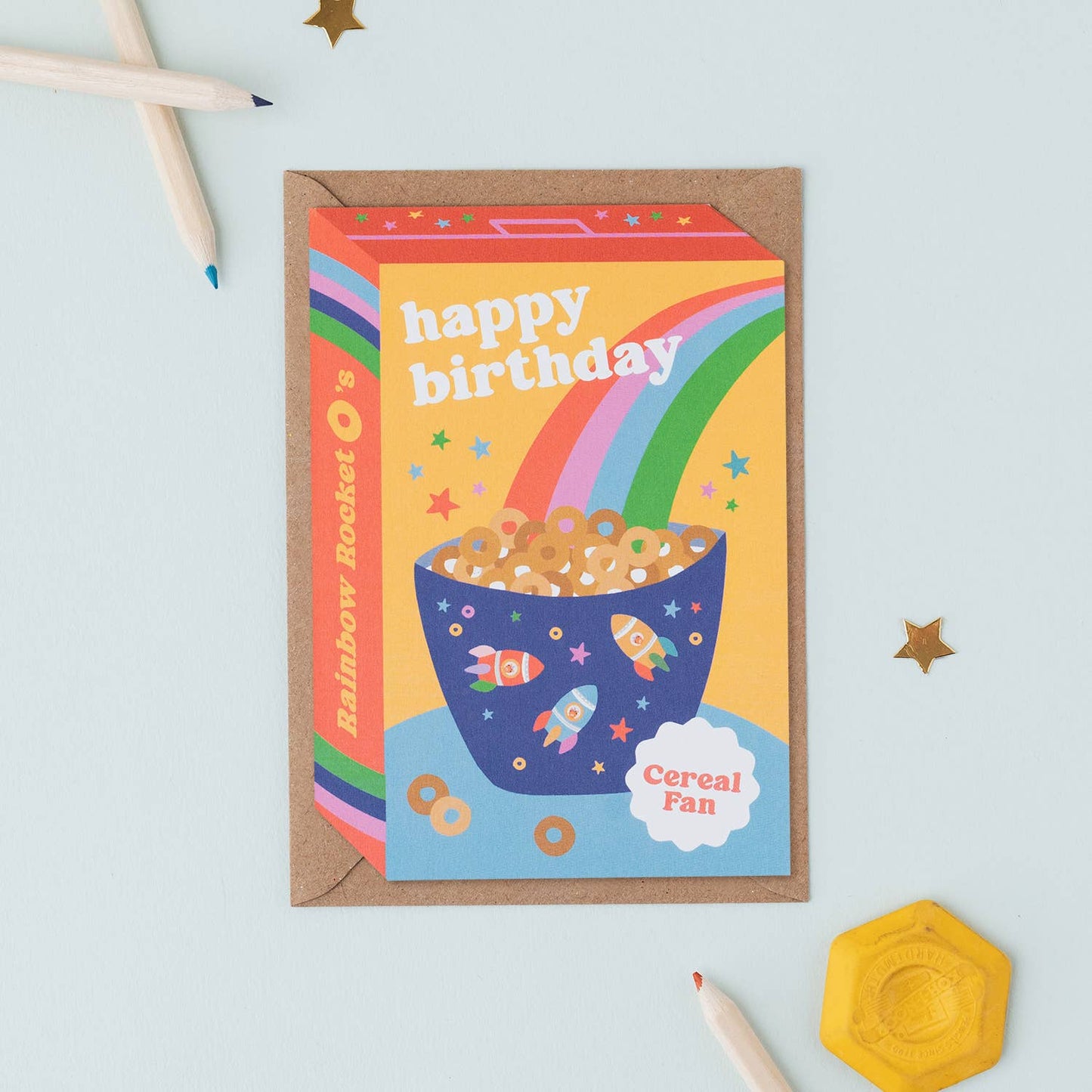 Cereal Fan Birthday Card