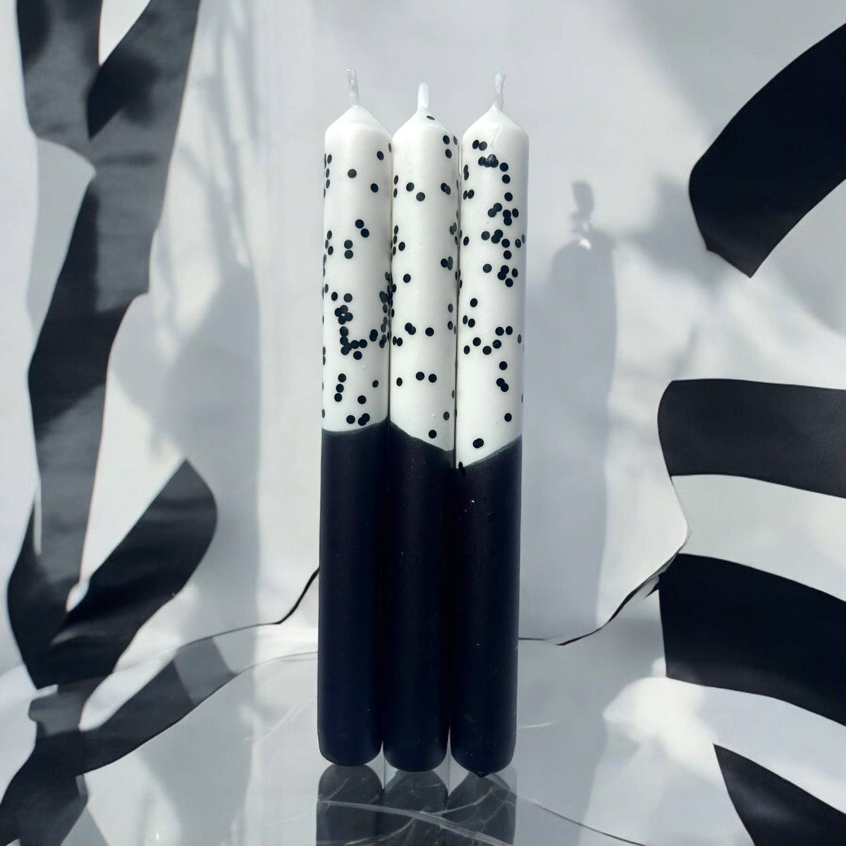 CRUELLA Dip Dye Dinner Candle Trio