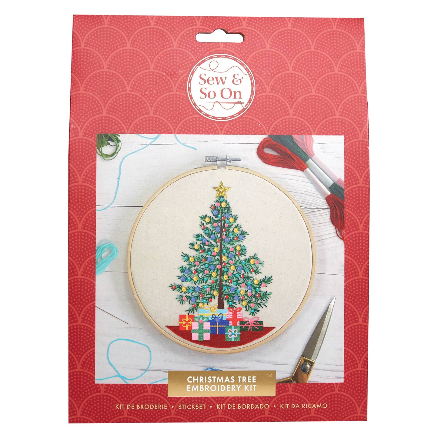 Sew & So On Embroidery Kit – Christmas Tree