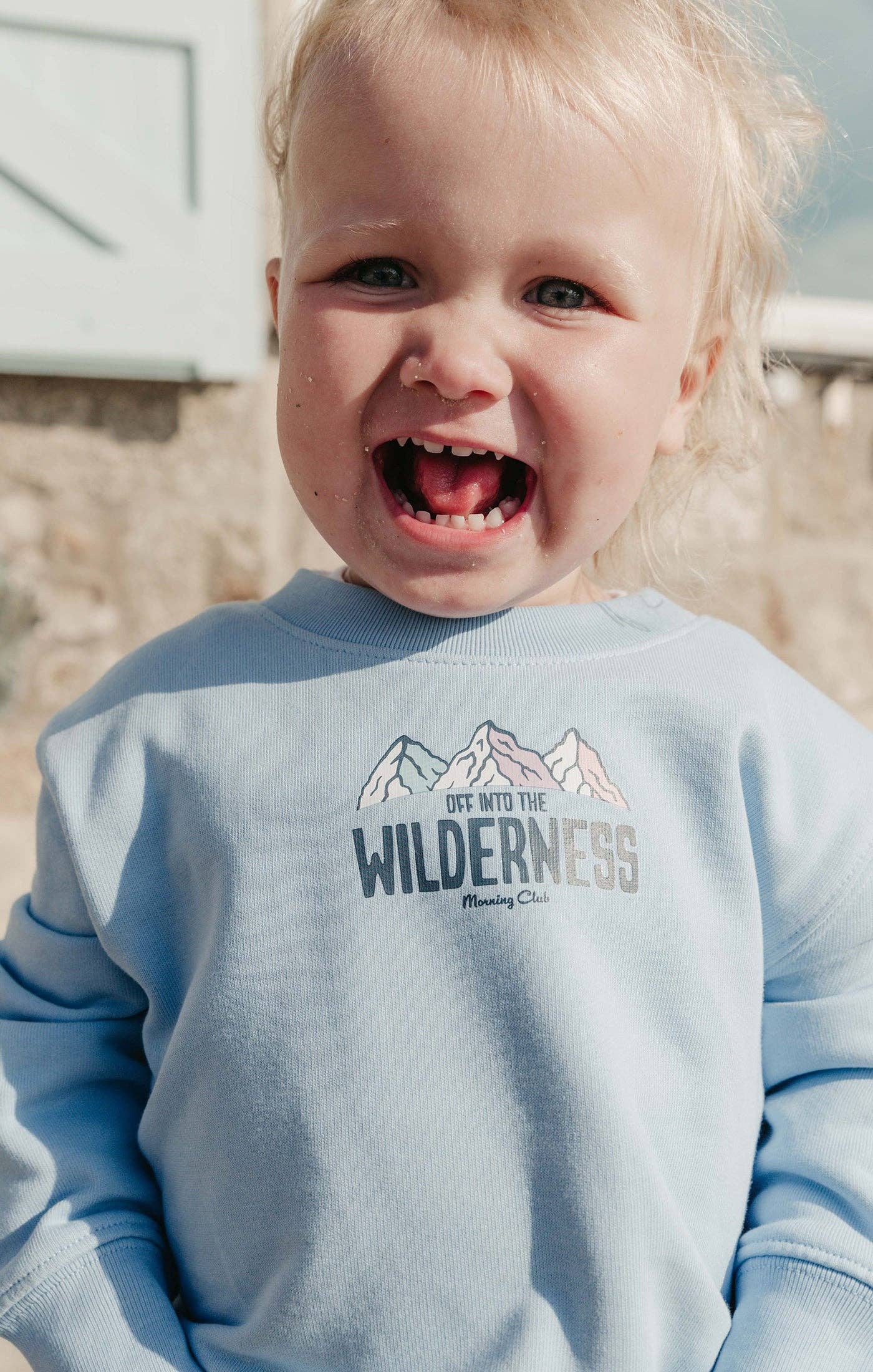 Into The Wilderness Organic Cotton Childrens Sweatshirt: Natural* / 3-4 Years