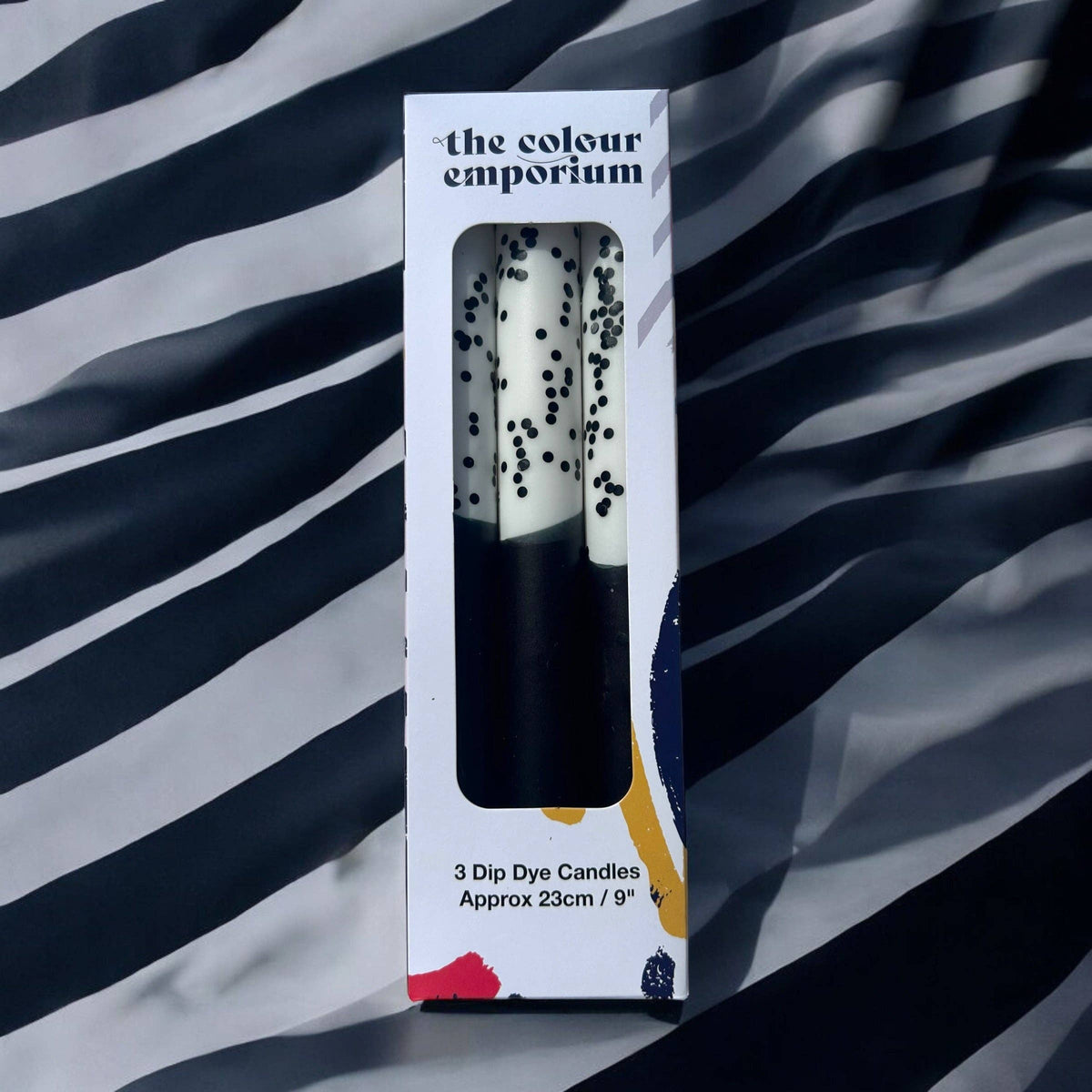 CRUELLA Dip Dye Dinner Candle Trio