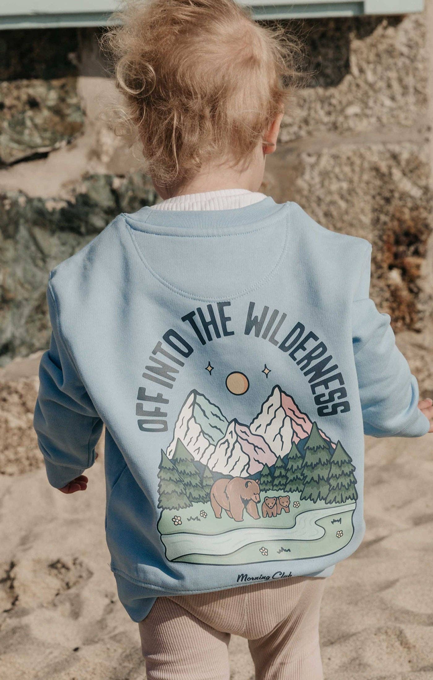 Into The Wilderness Organic Cotton Childrens Sweatshirt: Natural* / 3-4 Years