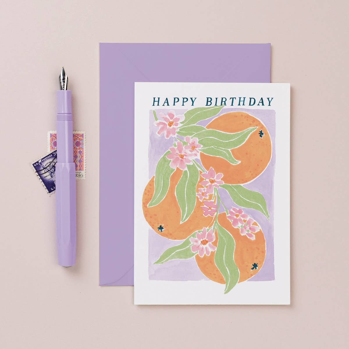 Oranges Birthday Card - Sister Paper