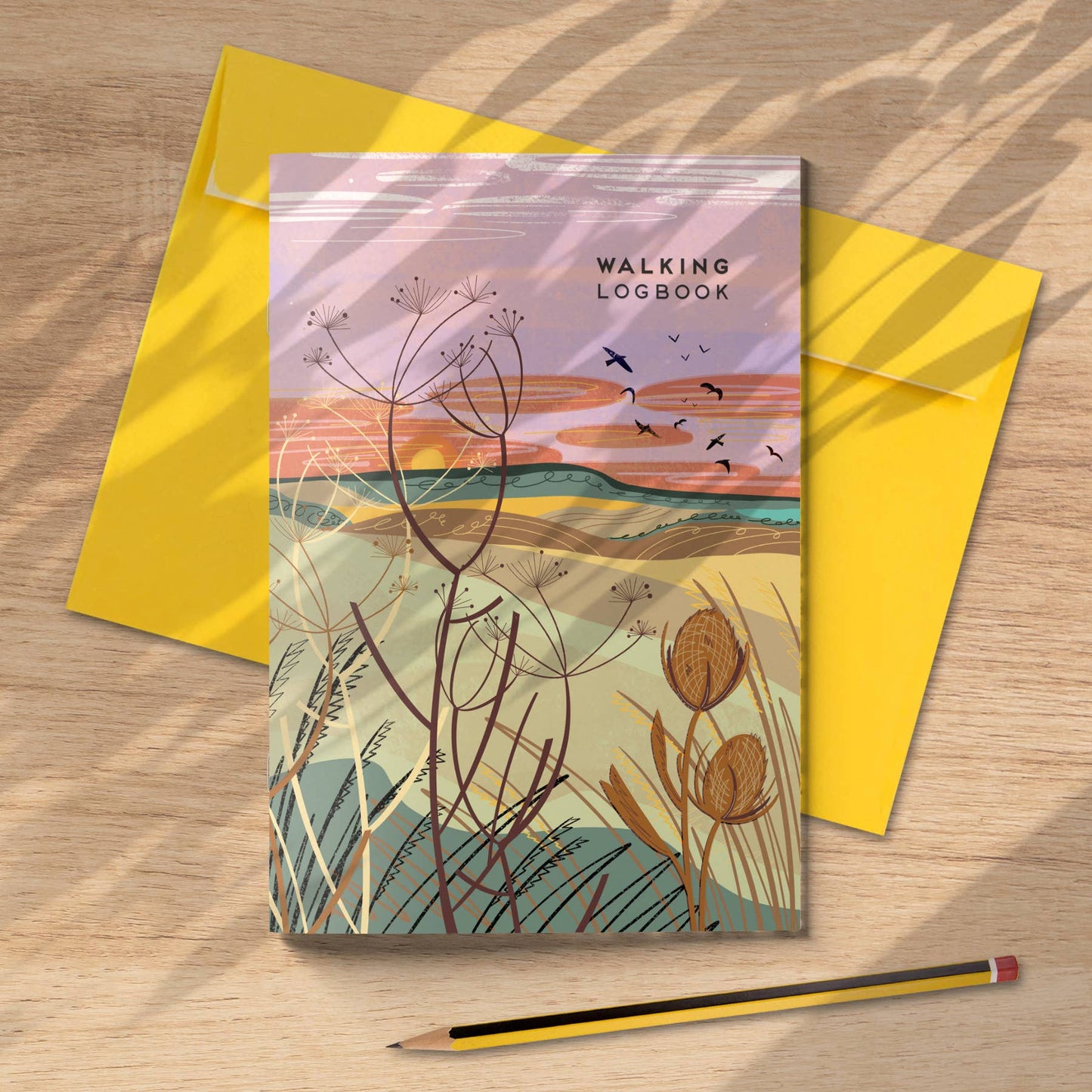 Walking logbook seed pods - journal outdoor notebook
