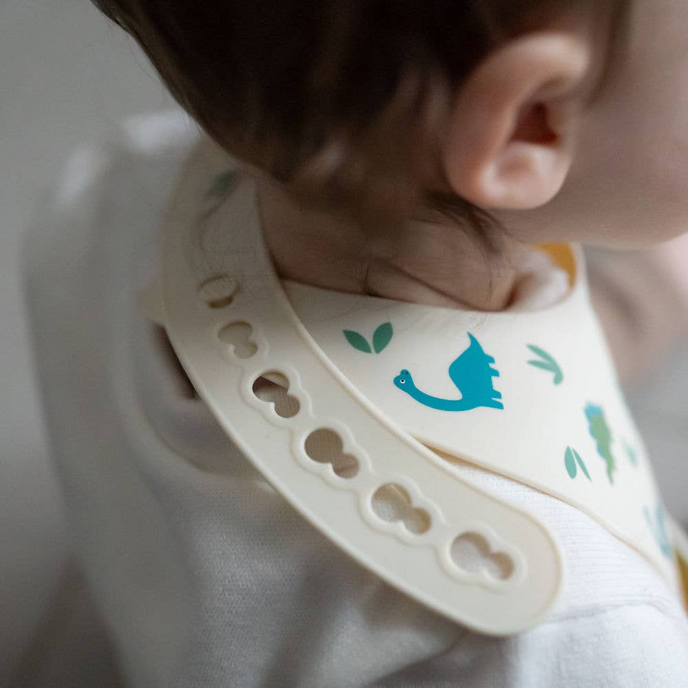 Catch It Silicone Bib Dinosaur