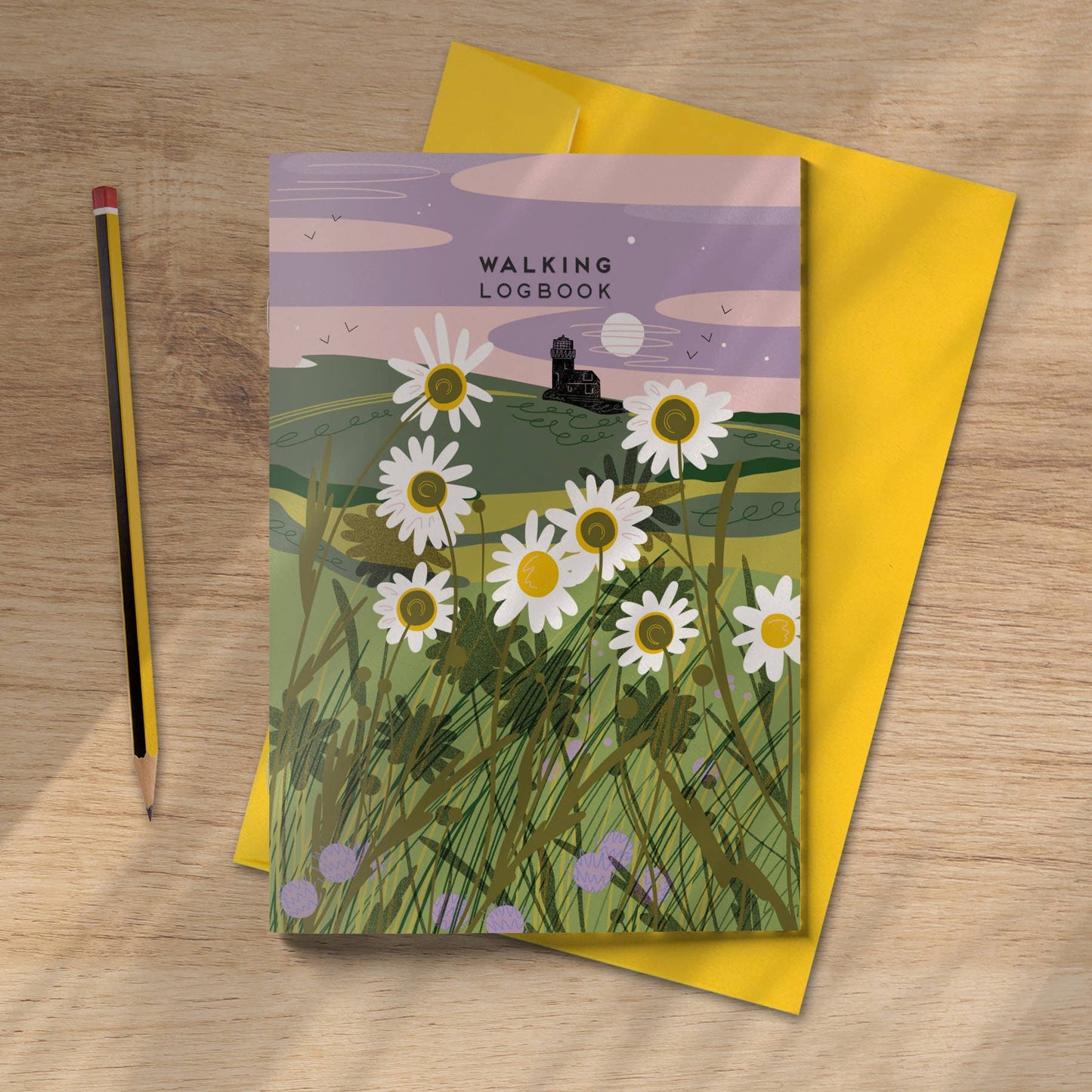 Walking logbook lighthouse - journal outdoor notebook
