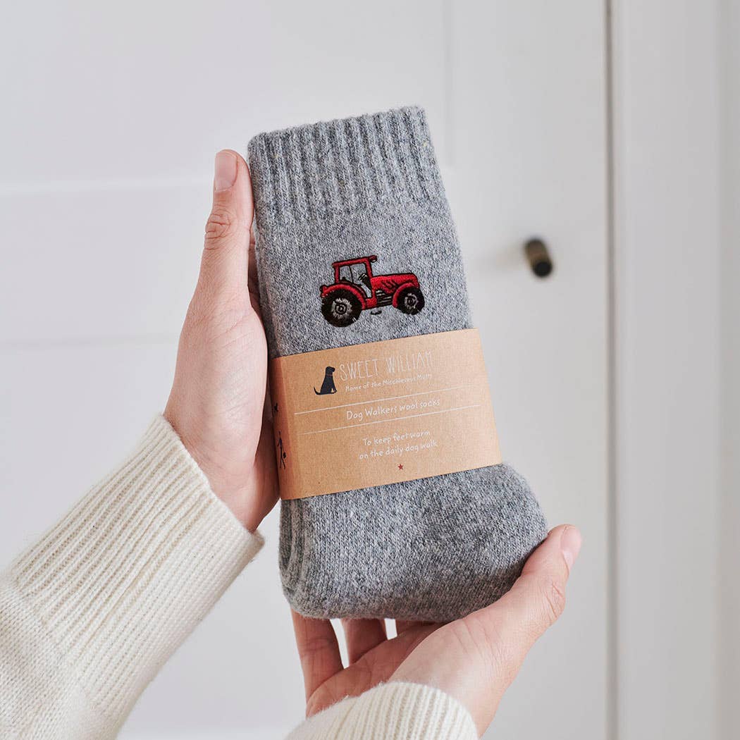 Tractor Countryside Walking Socks