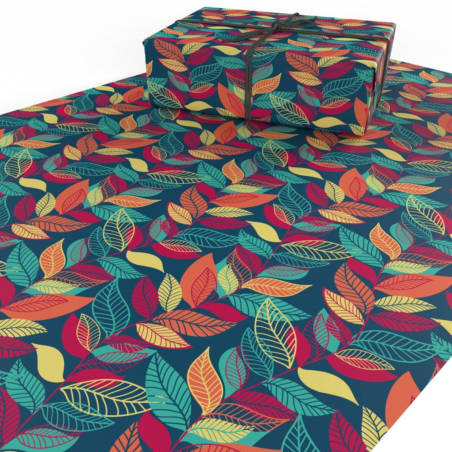 Autumn Leaves Wrapping Paper • ECO Friendly • UK Made