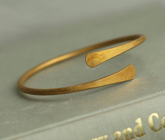 Brass Grecian Wrap Bracelet
