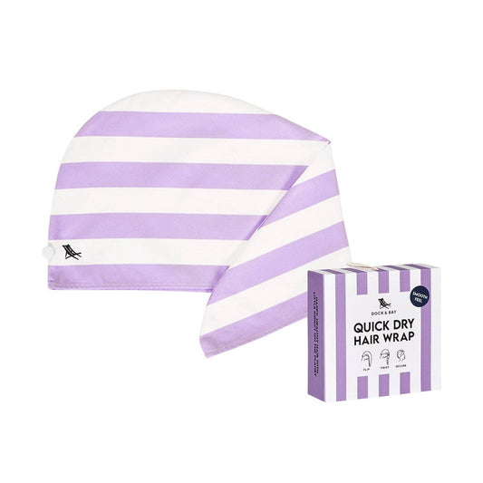 Dock & Bay Hair Wraps - Lombok Lilac (New Box): One Size