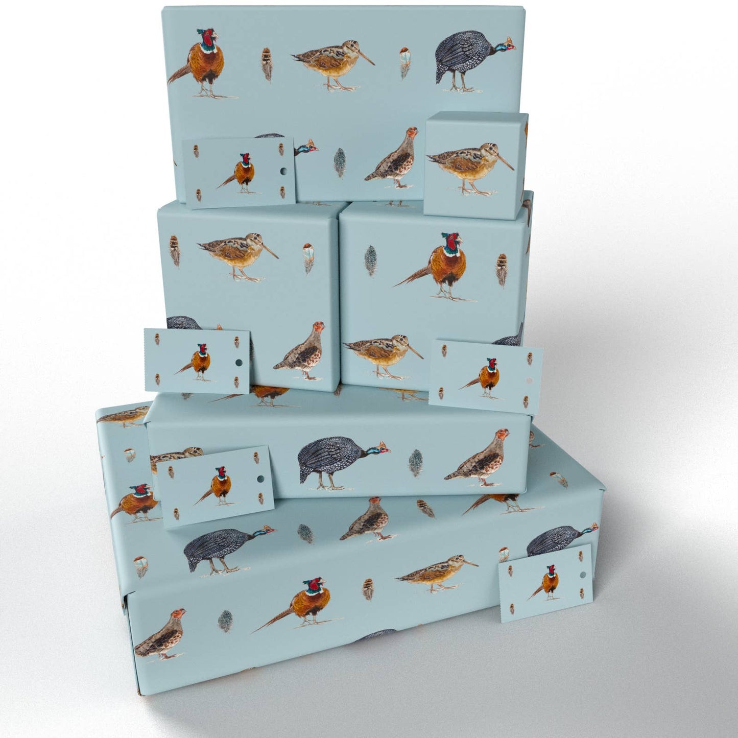 Game Birds Wrapping Paper • ECO Friendly • UK Made