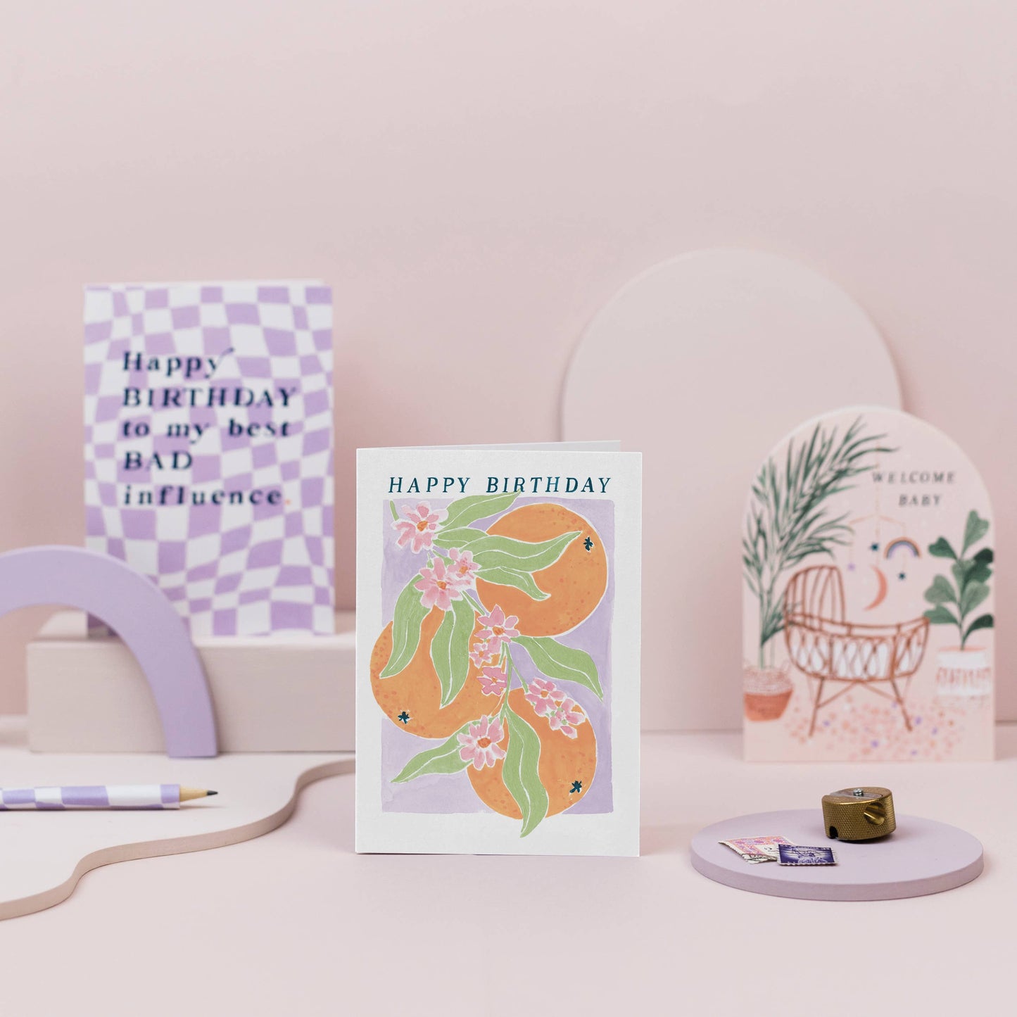 Oranges Birthday Card - Sister Paper
