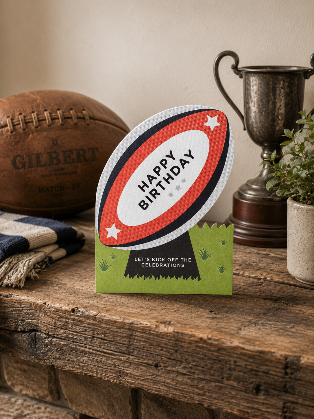 Rugby Birthday Card