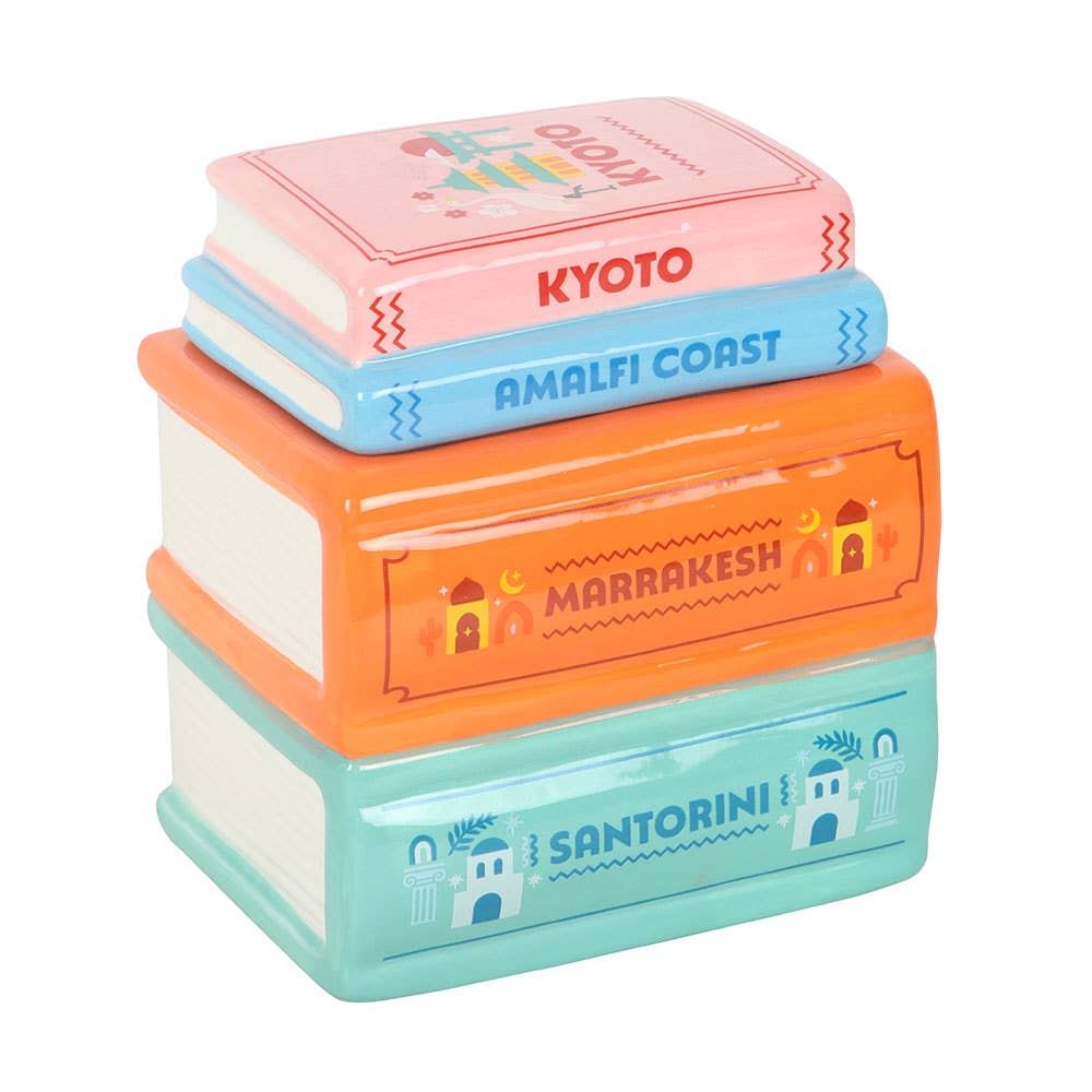 Travel Book Stack Oil Burner and Wax Warmer