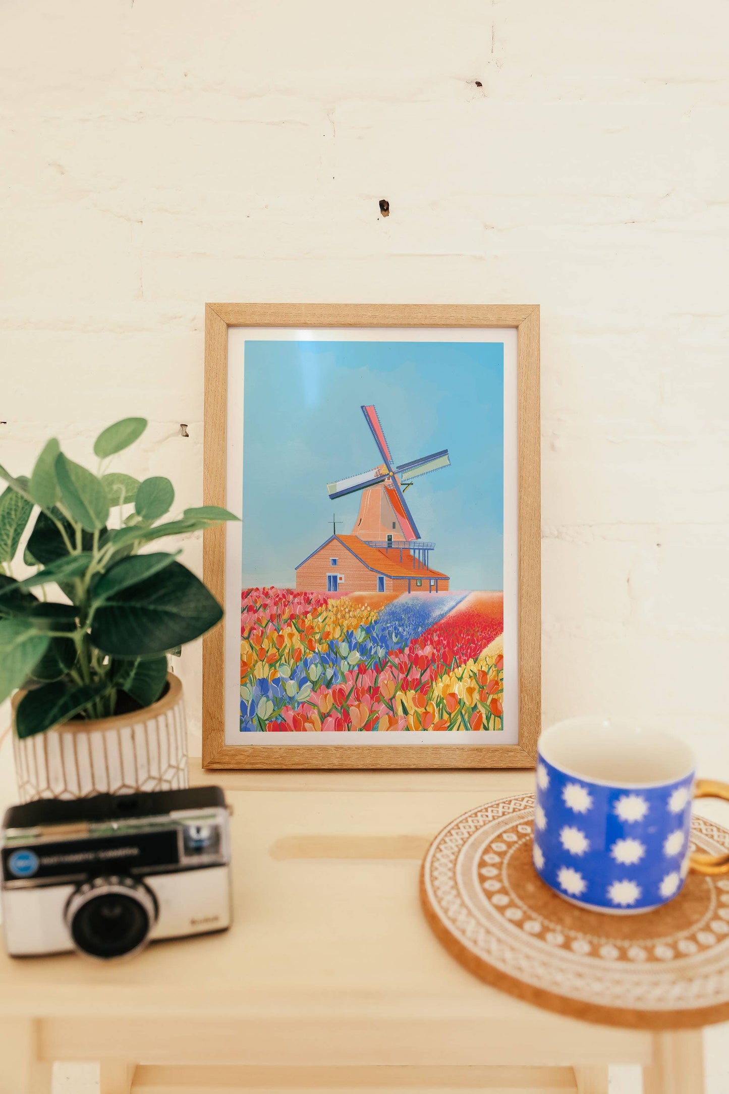 Tulip Fields in Amsterdam Print: A3
