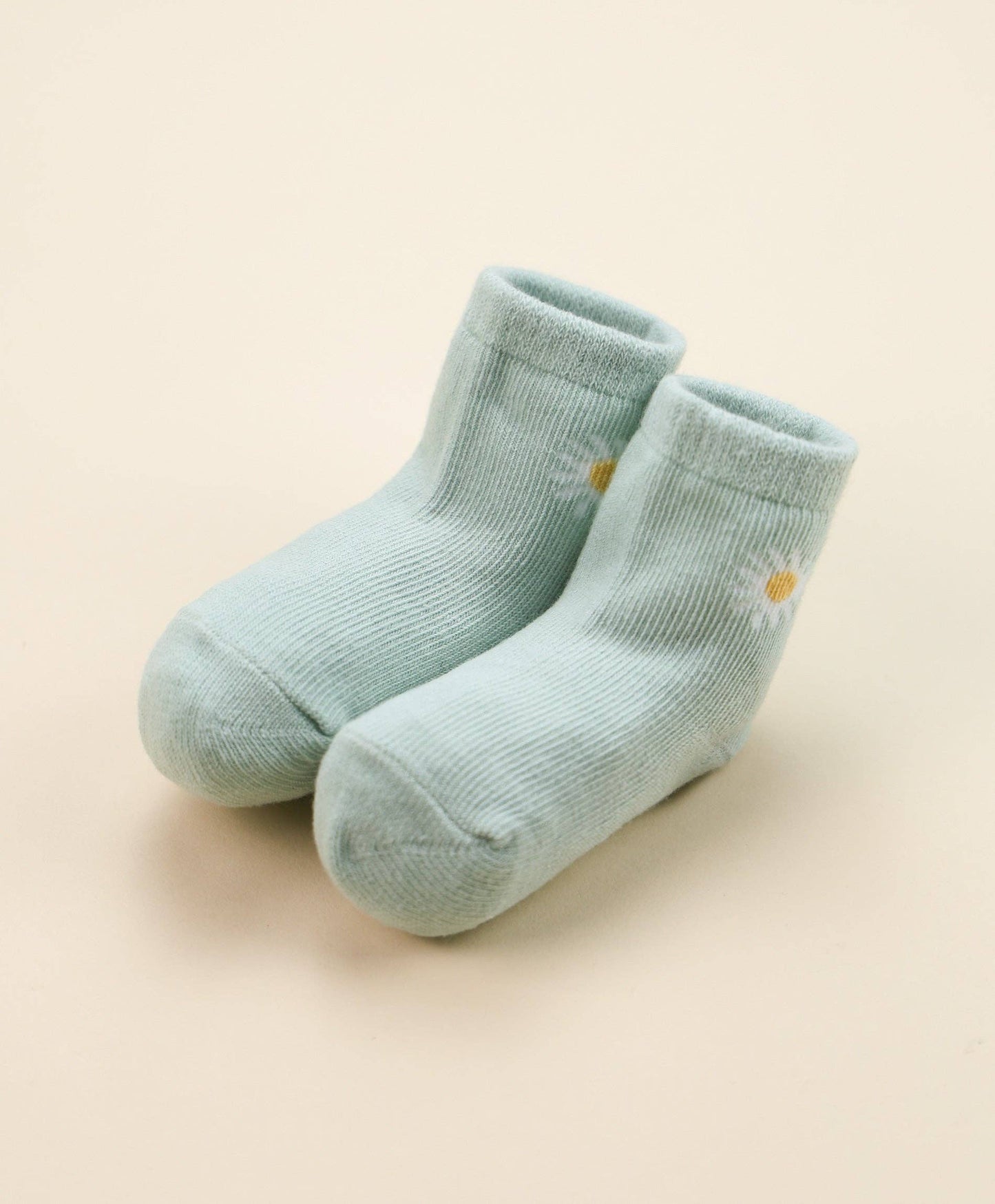 Organic Cotton Baby Socks - Daisies: Socks (0-9 months)