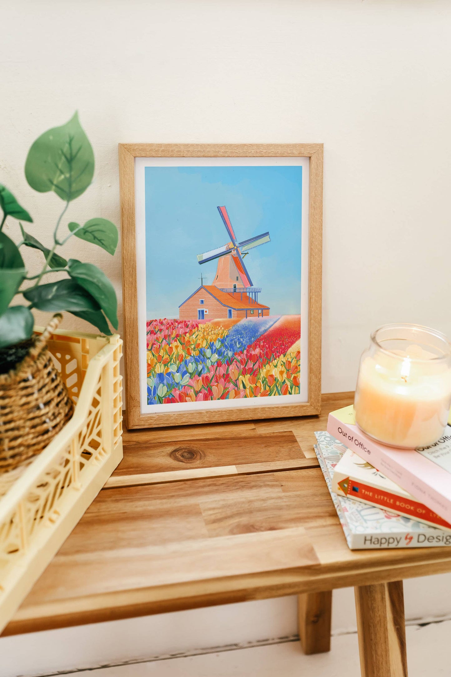 Tulip Fields in Amsterdam Print: A3