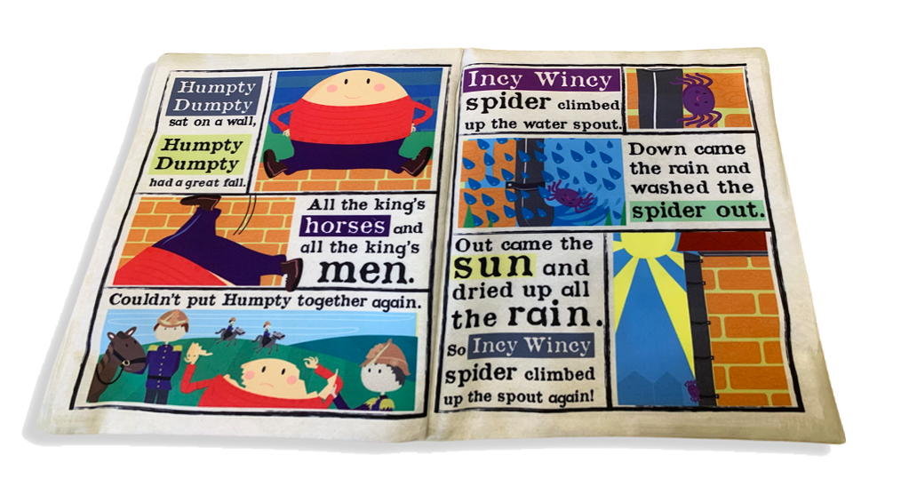 Nursery Times Crinkly Newspaper - Nursery Rhymes 1