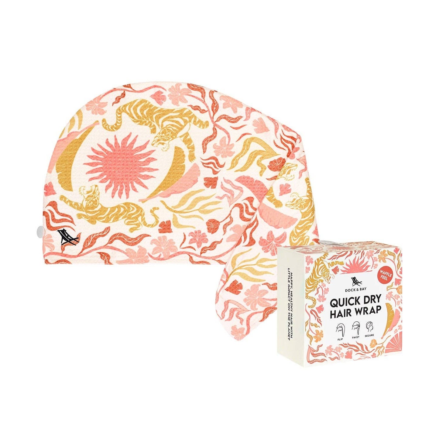 Dock & Bay Hair Wrap - Tiger Palm: One Size