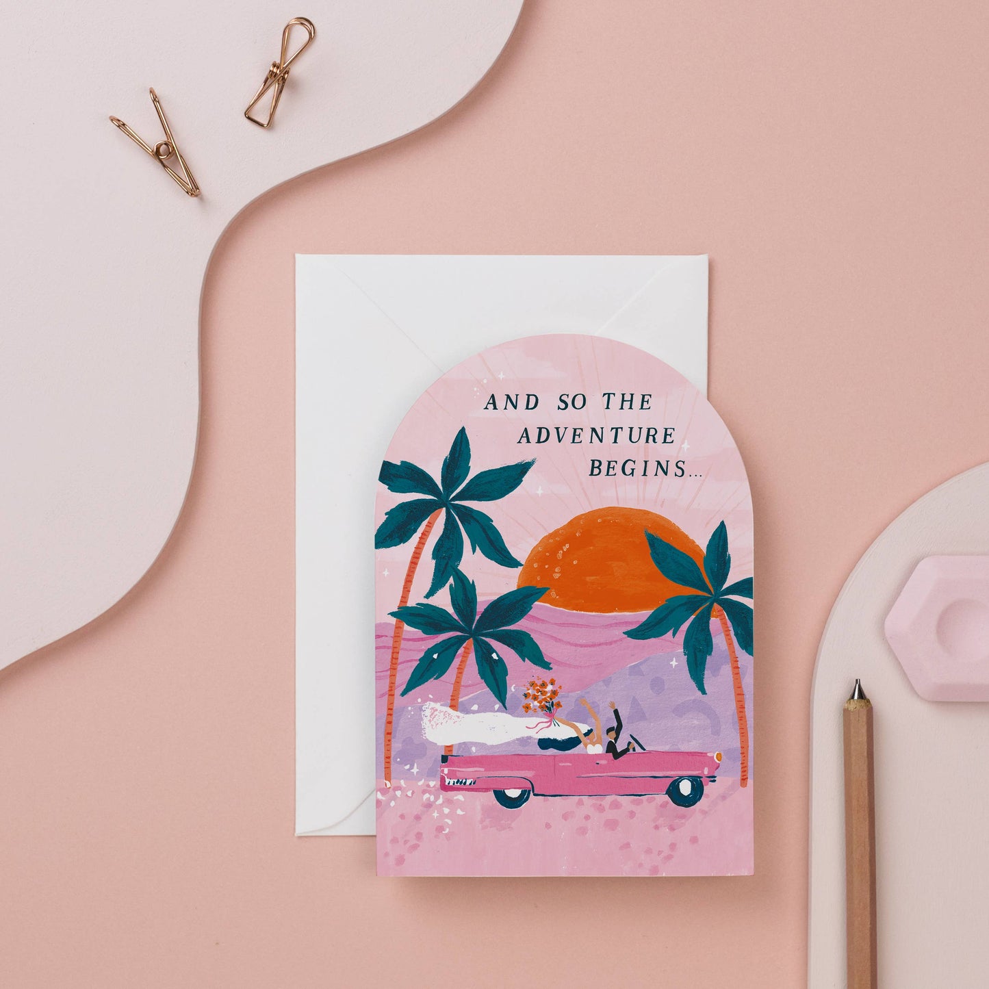 Adventures Wedding Card - Sister Paper