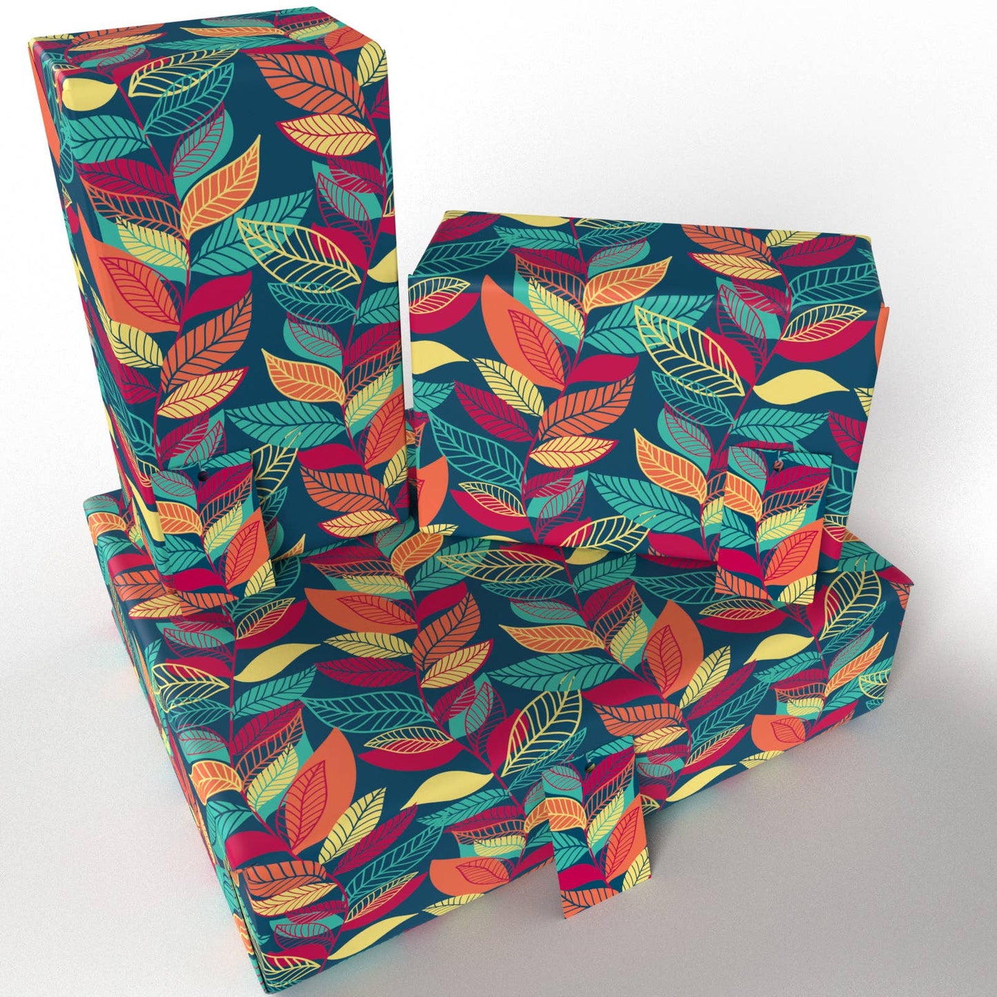 Autumn Leaves Wrapping Paper • ECO Friendly • UK Made