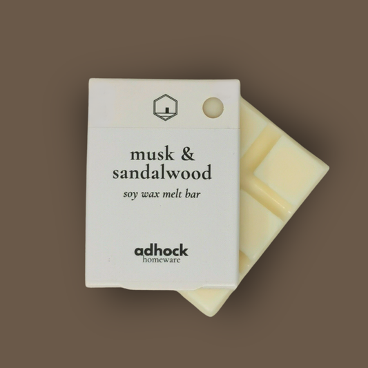 Musk & Sandalwood - Soy Wax Melt Bar 80g