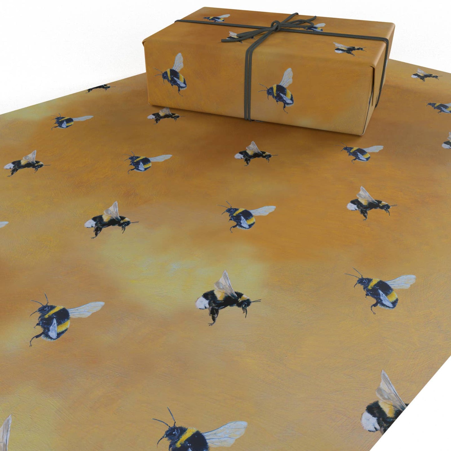 Oil Bumble Bee Wrapping Paper • ECO Friendly • UK Made