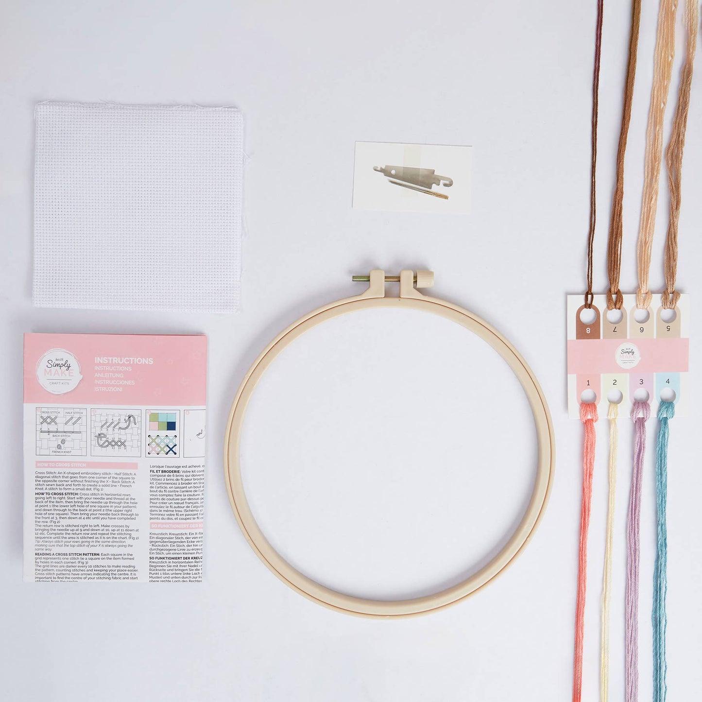 Simply Make Cross Stitch Craft Kit Bunny Design
