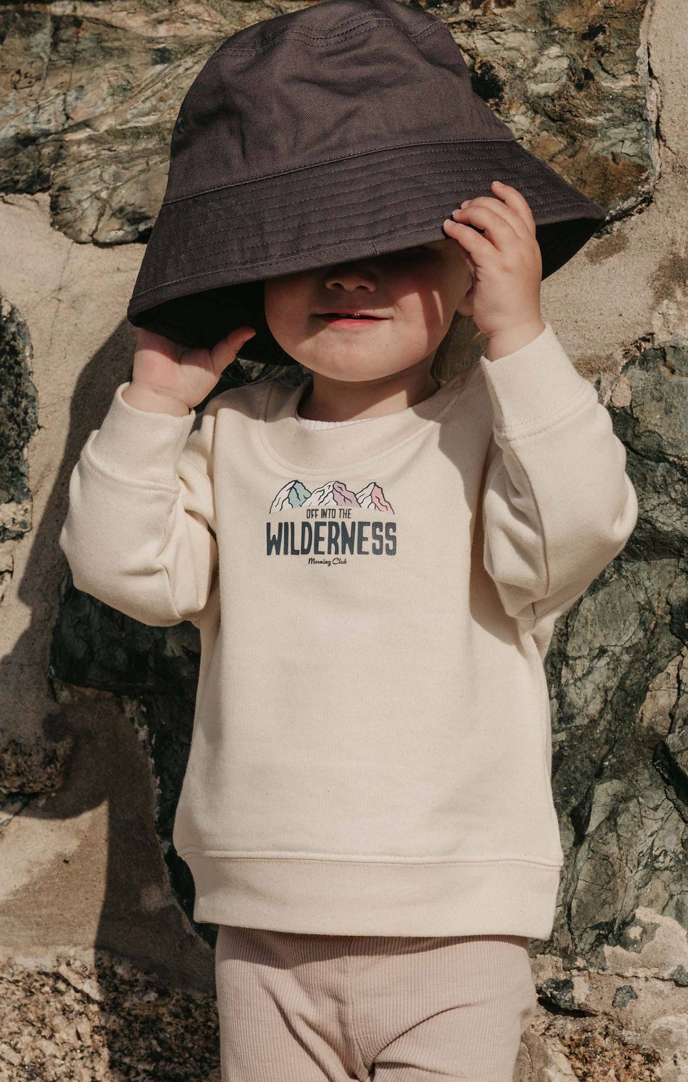 Into The Wilderness Organic Cotton Childrens Sweatshirt: Natural* / 3-4 Years