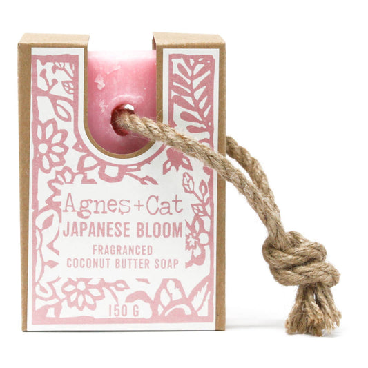 Japanese Bloom Soap On A Rope - 150g