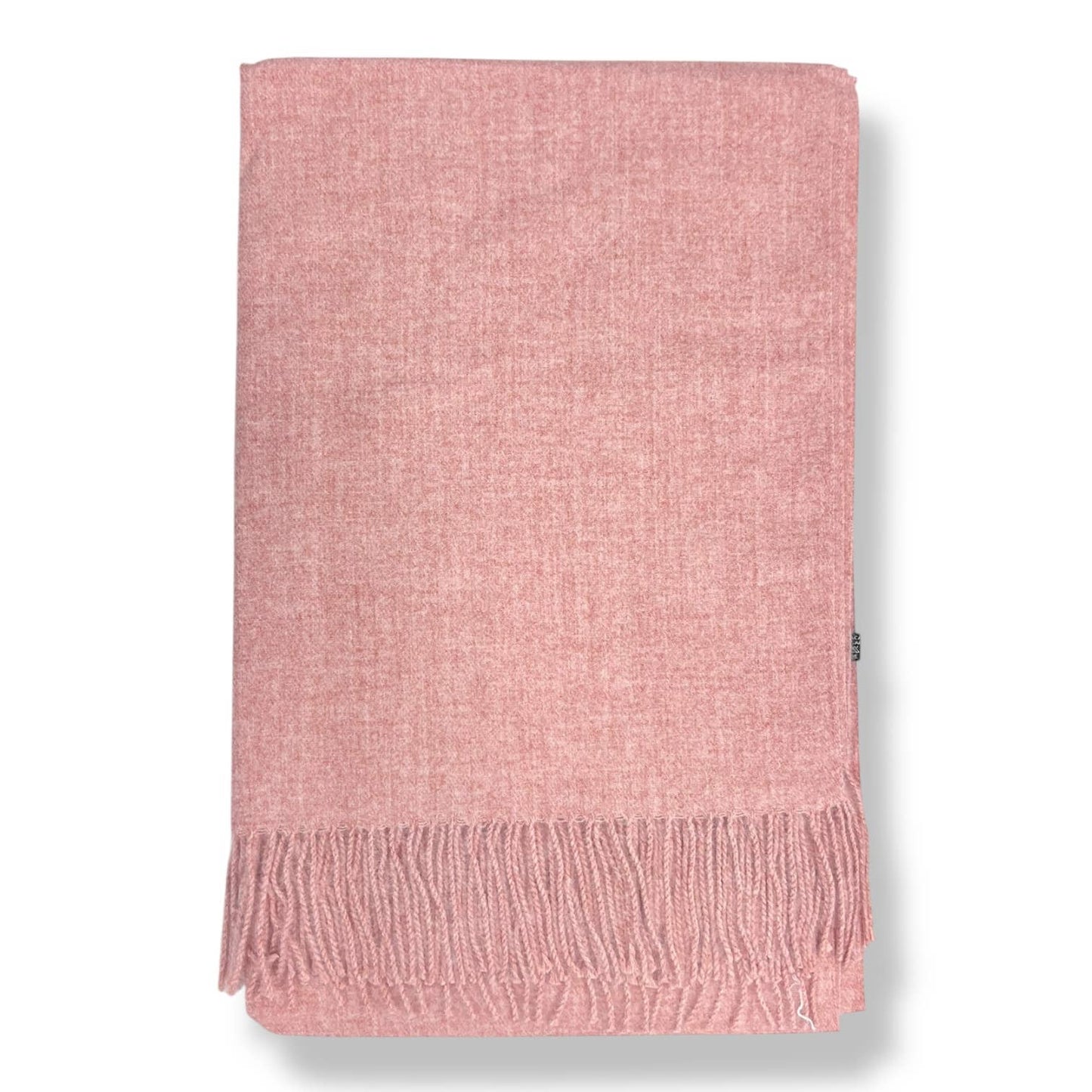 Cashmere plain scarf finished with tassels on each end : Mustard