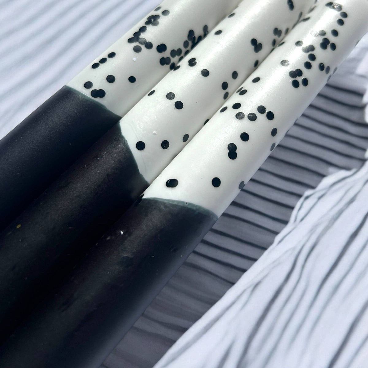 CRUELLA Dip Dye Dinner Candle Trio