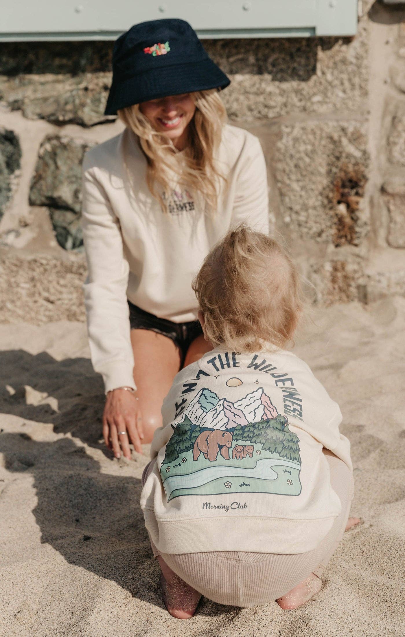 Into The Wilderness Organic Cotton Childrens Sweatshirt: Natural* / 3-4 Years