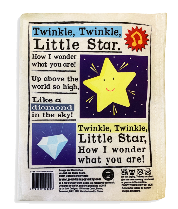 Nursery Times Crinkly Newspaper - Nursery Rhymes 1