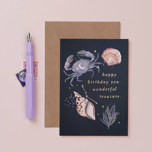 Treasure Zodiac Birthday Card - Sister Paper